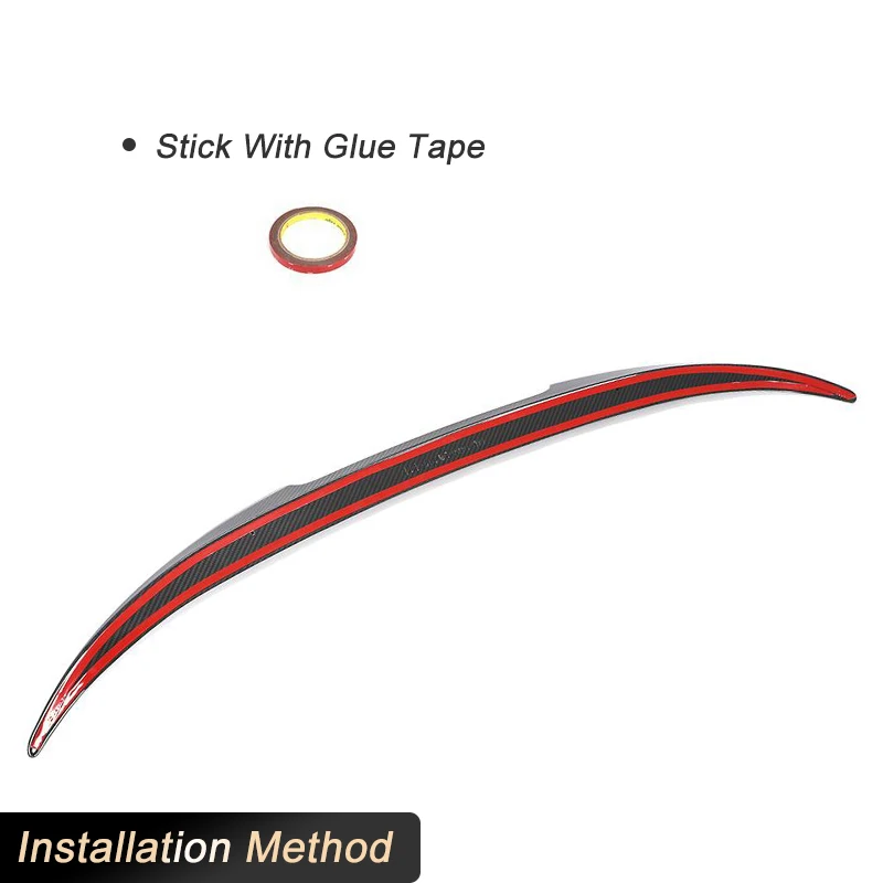 أجنحة سبويلر خلفية من الكربون الجاف لسيارات BMW 8 Series G16 M8 840i M-Sport 2018-2020 سباق السيارات الخلفي سبويلر التمهيد الجناح الشفاه #1