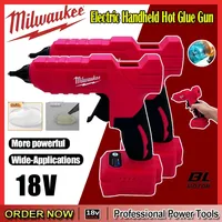 Milwaukee Electric Hot Melt Glue Gun 18V Li-ion Battery DIY Hot Melt Glue Gun For Packaging Decoration for 18V Battery
