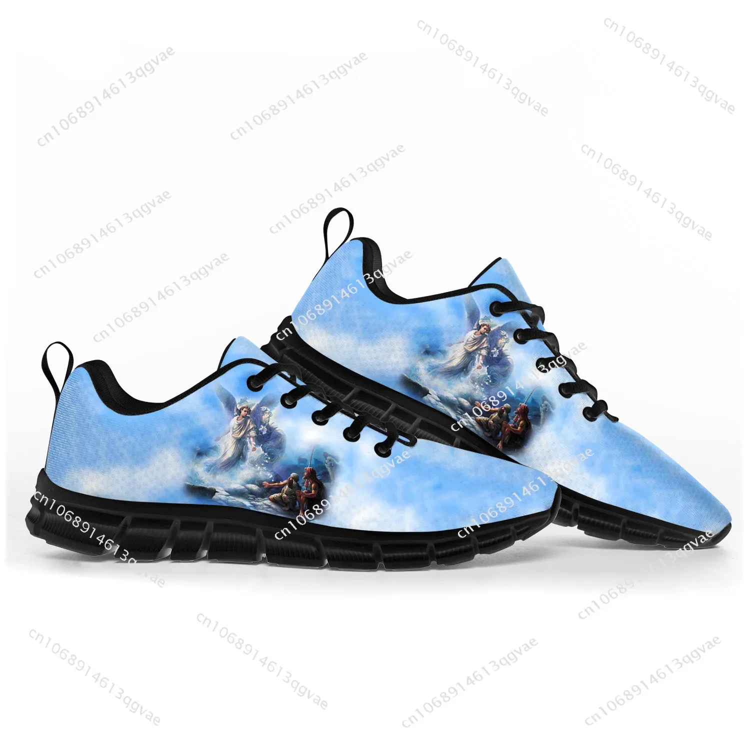 Angel Art Print Sports Shoes Mens Womens Teenager Kids Children Sneakers Angel Art Print Casual Custom High Quality Couple Shoes