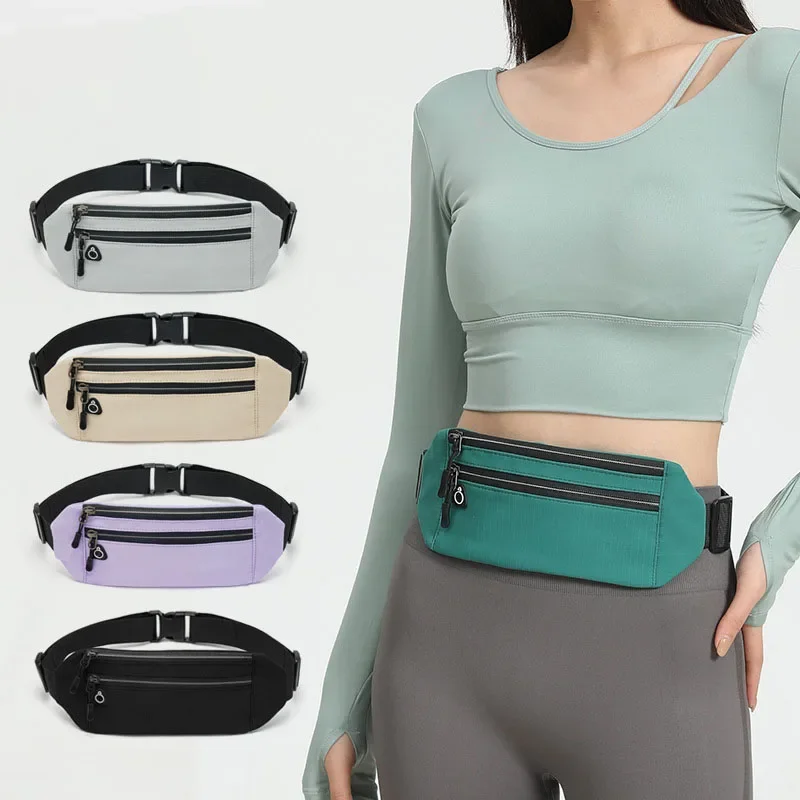 Waist Running Bag Multifunctional Sports Fanny Pack Women Men Belt Bag Waterproof Gym Bag Phone Pouch Running Accessories
