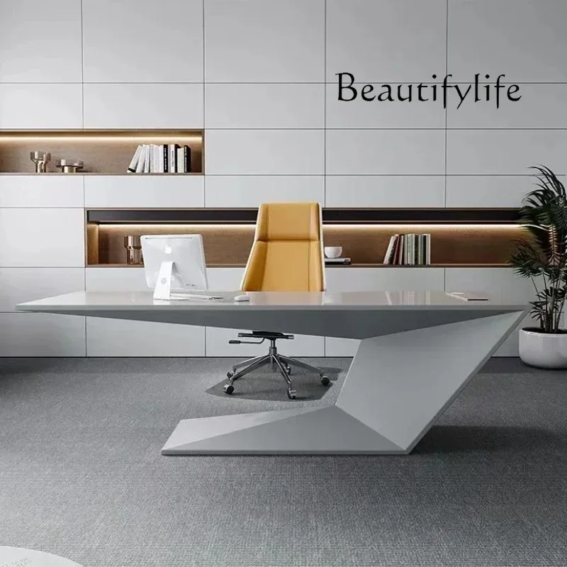 U الجمالية مكتب مكتب واسع الدائمة كرسي صغير الكتابة مكاتب الكمبيوتر التنفيذي دراسة طاولة خشبية بيضاء أثاث المراقبة
