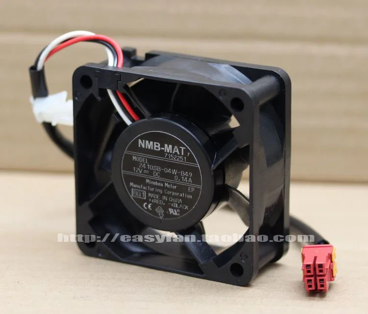 مروحة تبريد جديدة NMB-MAT Minebea 2410SB-04W-B49 12VDC 0.14A