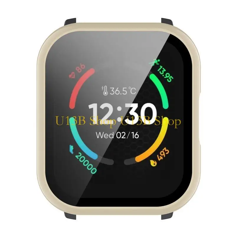 U13B TPU para caso para cubierta protector pantalla brazalete inteligente para TechLife Watch S100/S