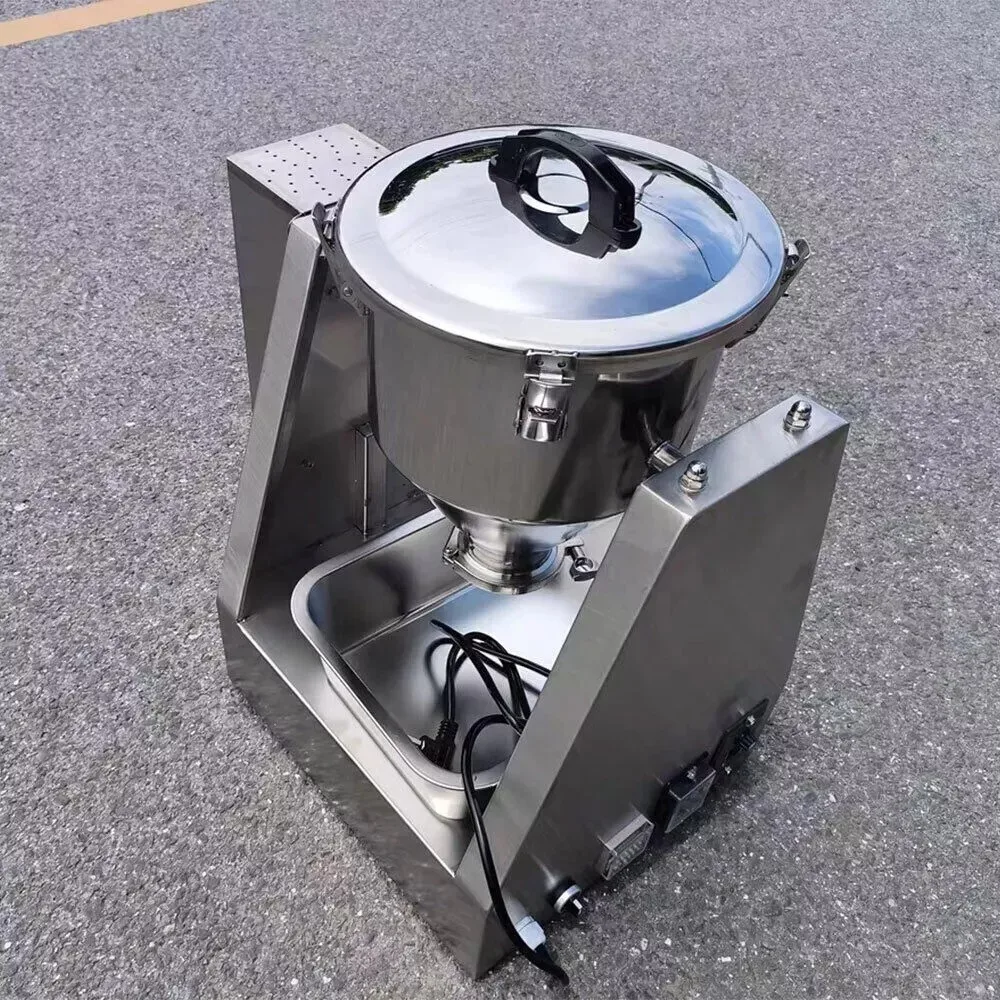 

5-20KG Electric Dry Dough Powder Blender Drum Mixer Multi Function Powder Mixer