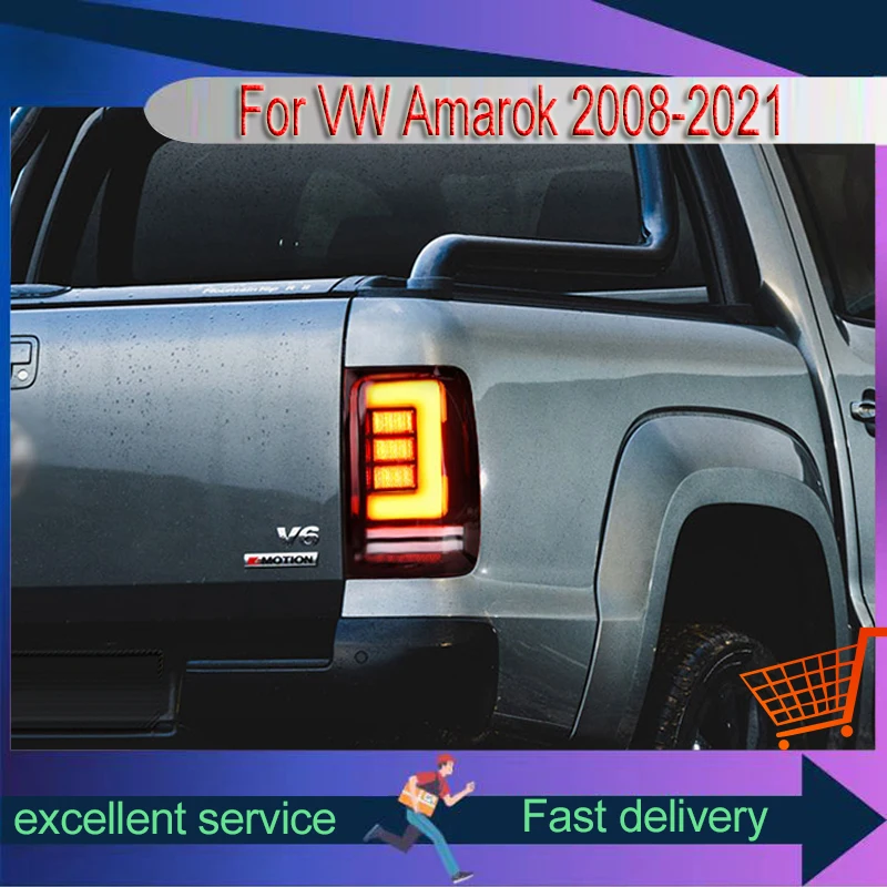 Car Styling For Volkswagen VW Amarok 2008-2021 New Style LED Tail Light Brake Lights Signal Lamps Rear Taillights drl Assembly