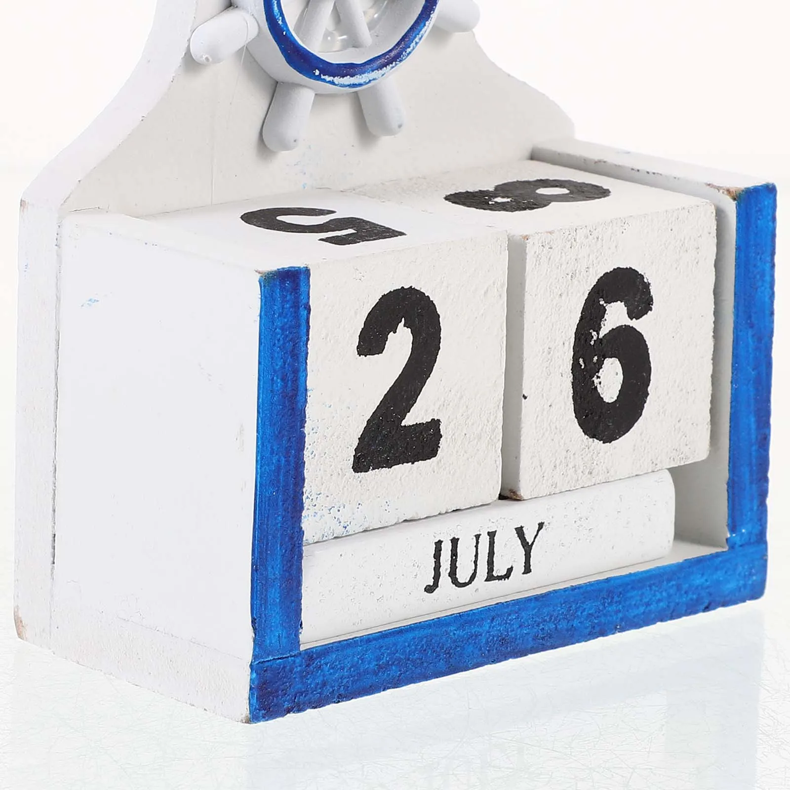 

Wooden Block Calendar Desktop Office Home Supply Decorative Table Calendar Perpetual Study Bedroom Accessory Home Accessory