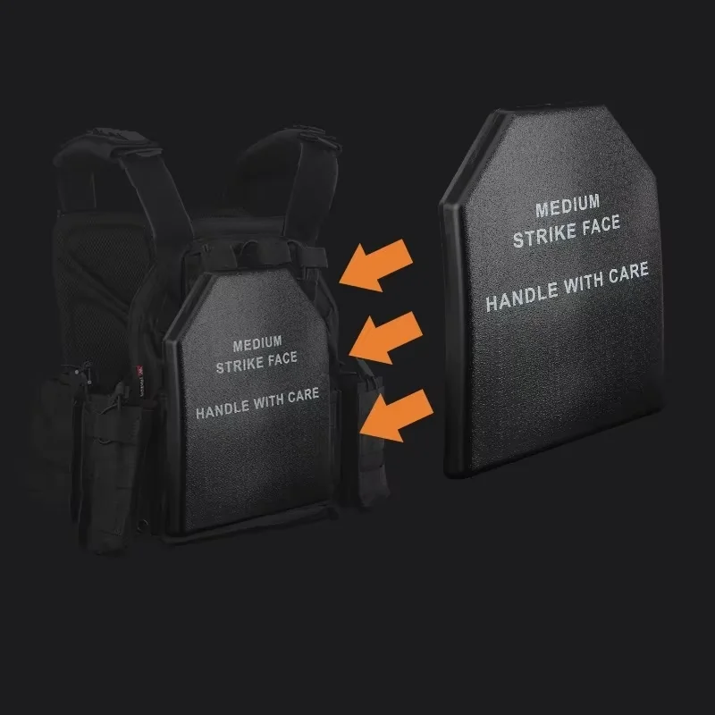 Level 3/3A Pure PE Protective Board 25X30CM Defense Board Tactical Plug-in Board Backpack Deck Defense Shield Self-Defense view 5