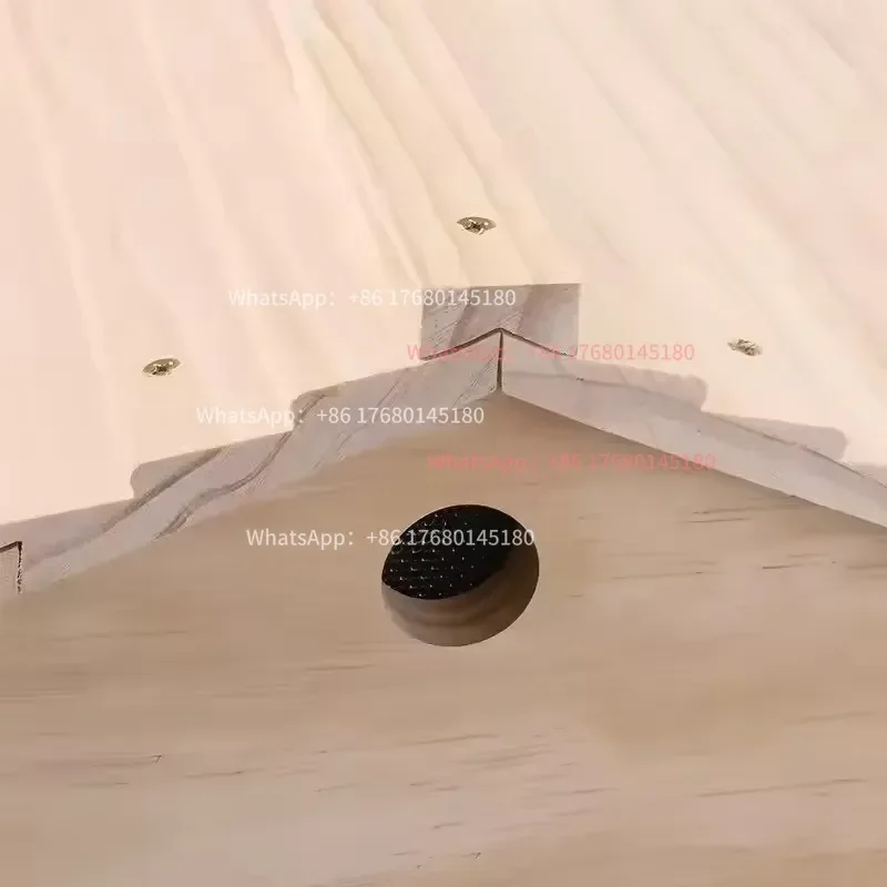 V-shaped anti-stagnant water insulation paint  gable telescopic roof beehive cover villa beehive cover