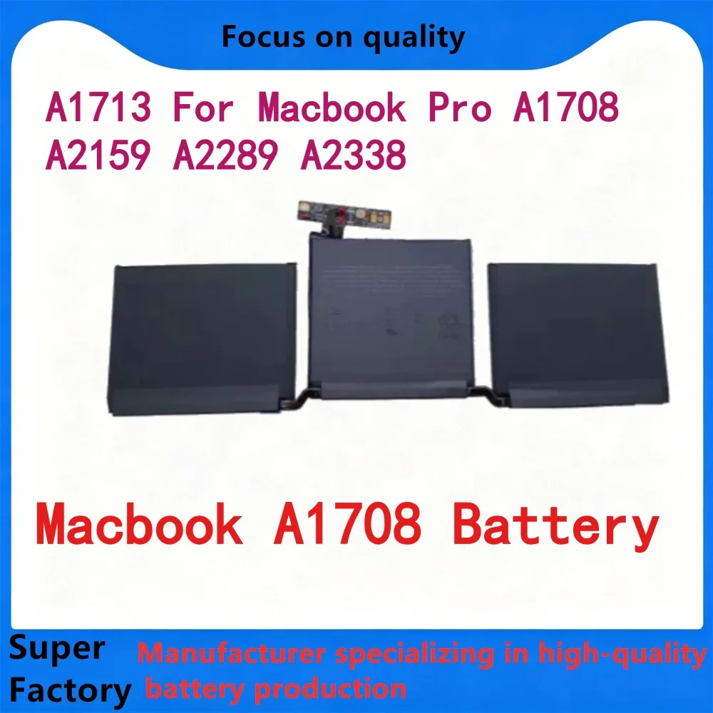 

Brand New Laptop Battery Compatible with Apple MacBook A1708 2016 Model A1713 MLL42