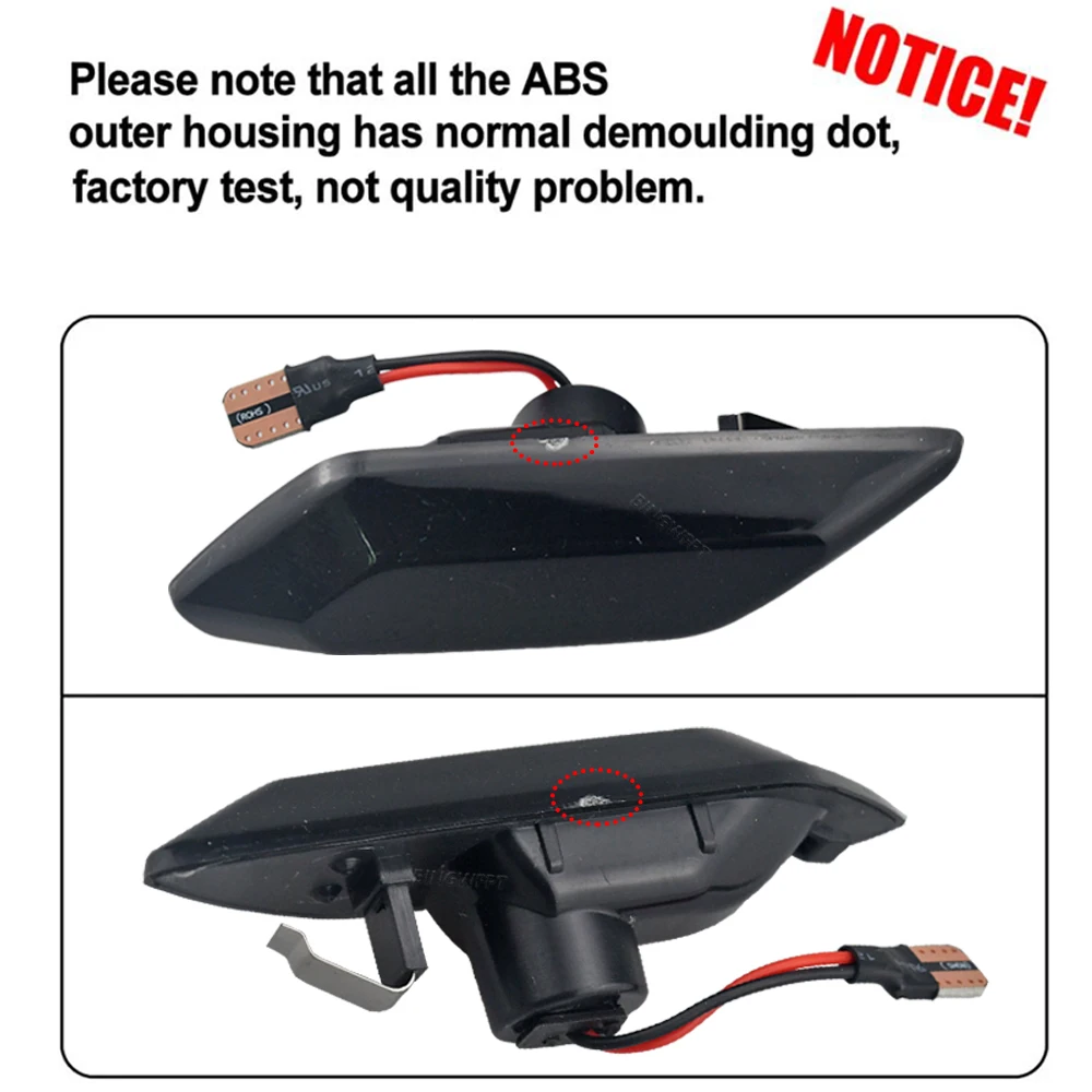 Side Marker Signal Light For Dacia Sandero Stepway MK3 2021 2022 2023 2024 2025 Sequential LED Dynamic Indicator Lamp