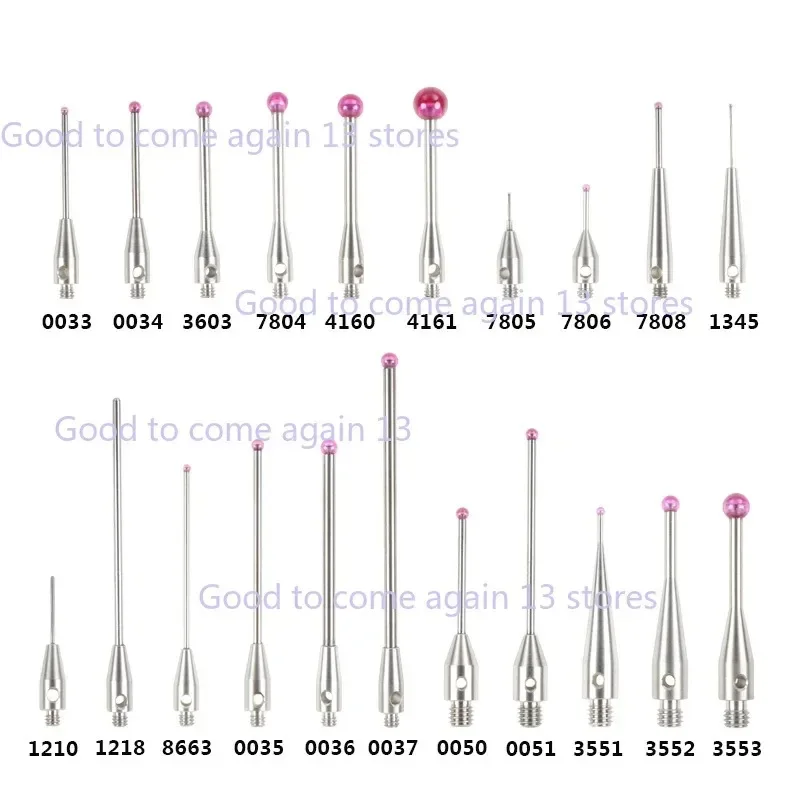 M2M3 Renishaw Three Coordinate Stylus Three-dimensional Ruby Stylus 0.5/1.0/1.5/2.0/3.0