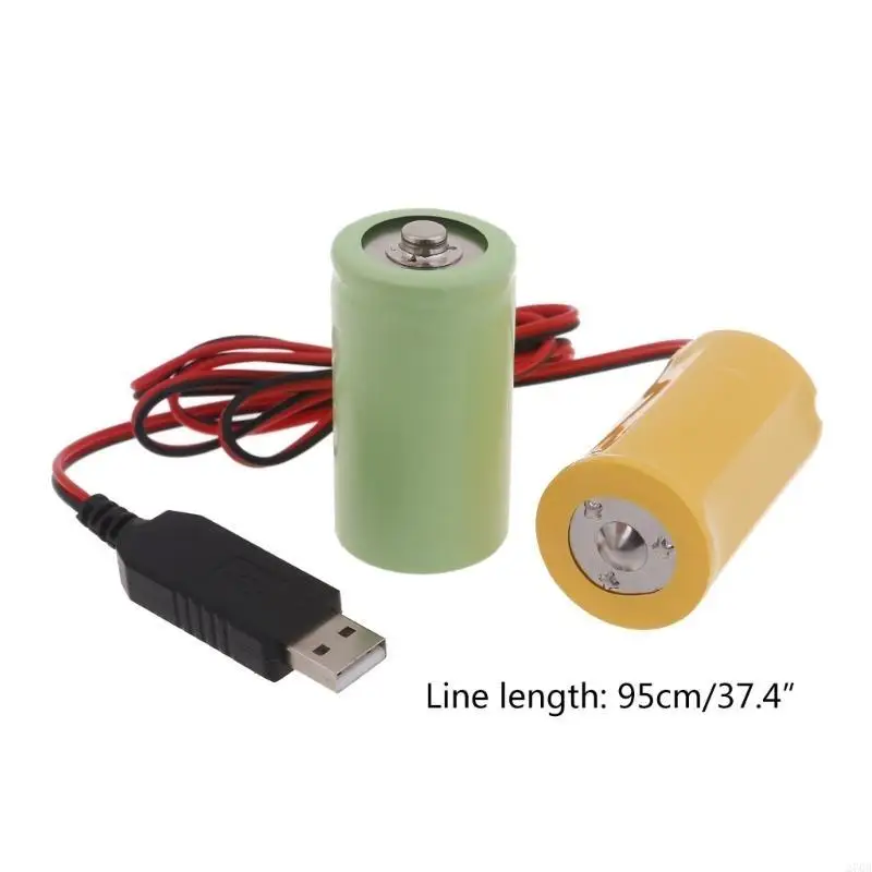 Uniwersalny przewód zasilający USB 5V2A do 1,5-6V1A LR20 D z przełącznikami do wag łazienkowych/latarek — zdjęcie produktu 6