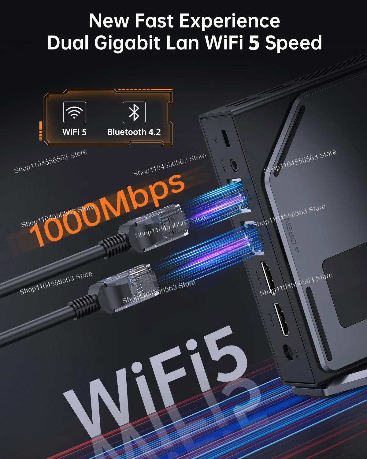 مضيف صغير جديد win11 منفذ شبكة مزدوج DDR4 كمبيوتر منزلي للمكتب