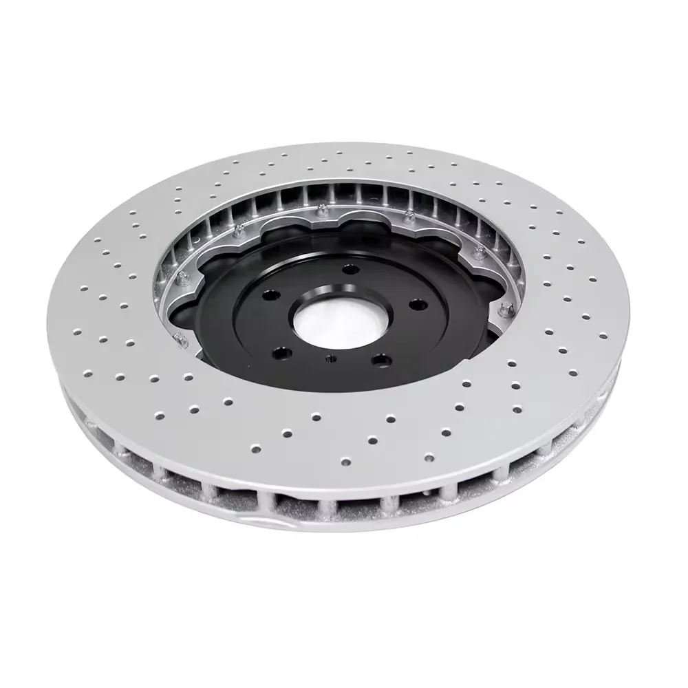 370*32mm for Audi TTRS Front Part Number 8J0615301K/8J0615301E/8J0615301F Genuine Ventilated Floating Brake Discs