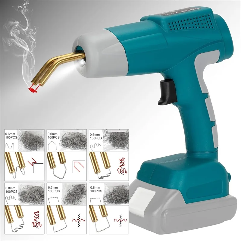 Saldatrice per plastica Cordless per batteria agli ioni di litio Makita 18V-20V pistola per saldatura per riparazione di crepe per pannello