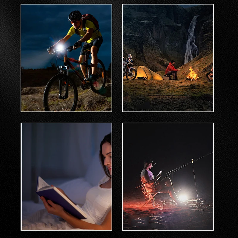 Titanium Alloy Mini Magnetic Rechargeable LED Portable Keychain Flashlight Outdoor Camping Hiking Portable EDC Tool