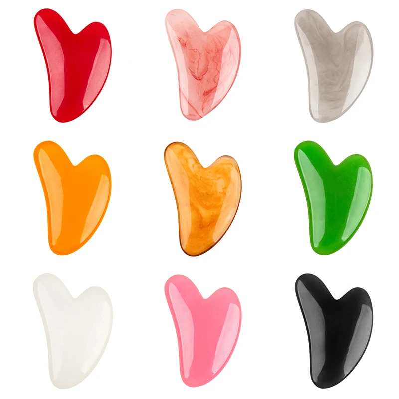 

Смола Камень Гуаша Для Лица Ролик Гуашь Скребок Камень Гуша Ролик Гуа Ша Инструмент Ролик Для Лица Массажер Пчелиный Воск Смола