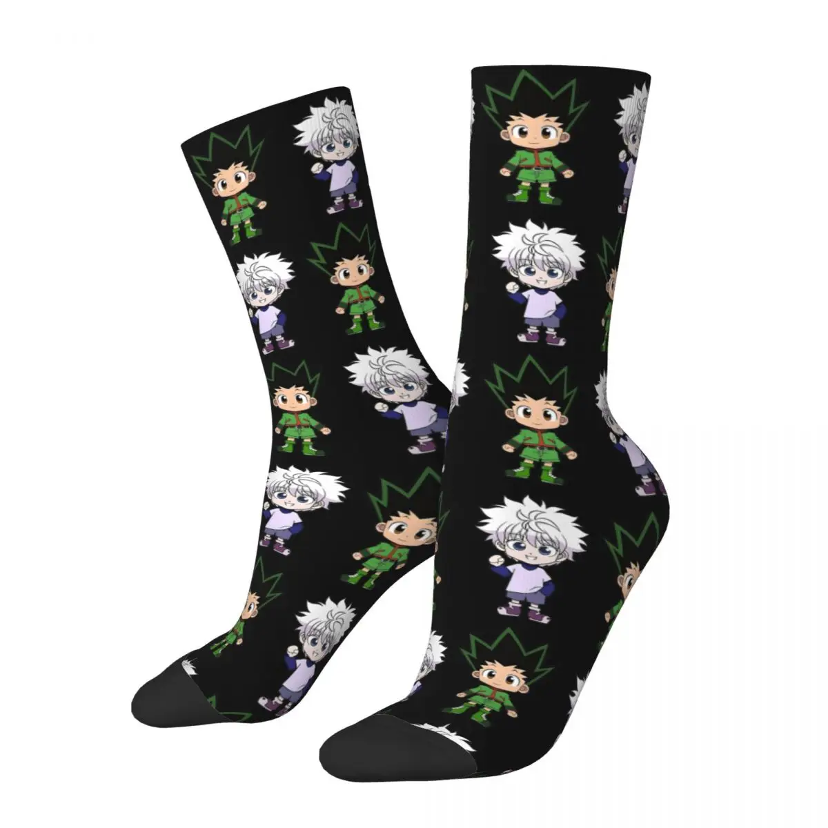 Hunter X Hunter Gon Killua Zoldyck Socks Men Women Fashion Socks High Quality Spring Summer Autumn Winter Middle Tube Socks Gift