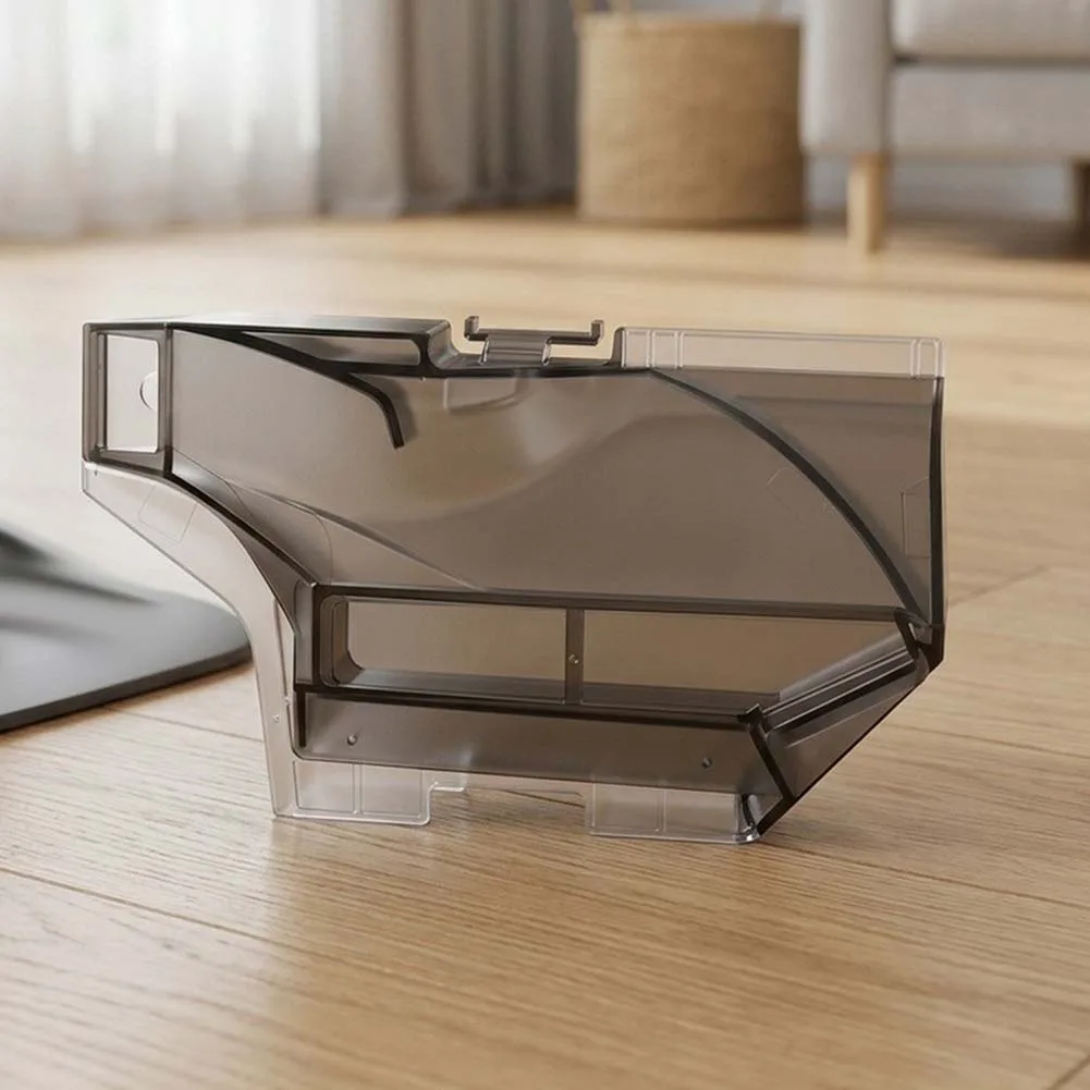 Transparent Dustbin Compatible With Dreame=X60=Ultra=Master=Max Vacuum Cleaner Replacement Part Easy Empty Lock Design
