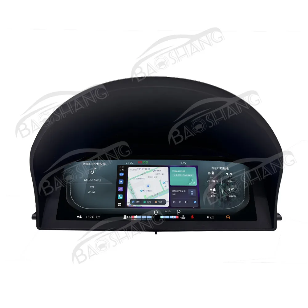 Upgrade 12,3 Zoll Linux System Tacho Panel Digital Instrument Cluster für V8 2002-2012 mit Carplay