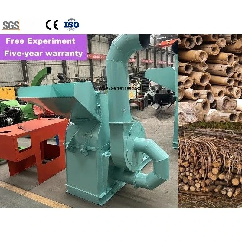 Wood Hammer Mill  Hammer Mill  Wood Crusher Machine Biomass Grinder and Crusher for Wood Blocks and Chips