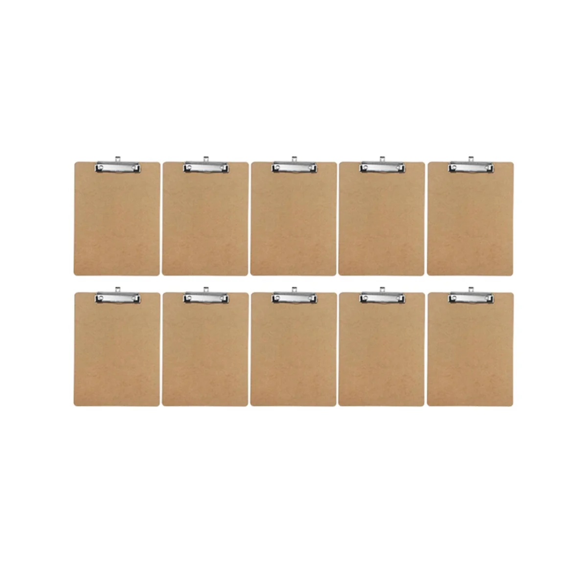 10Pcs Wooden Board Clips Flat Folder Menu Holder Wooden Clipboard Splints for Office, School, Classroom Supplies