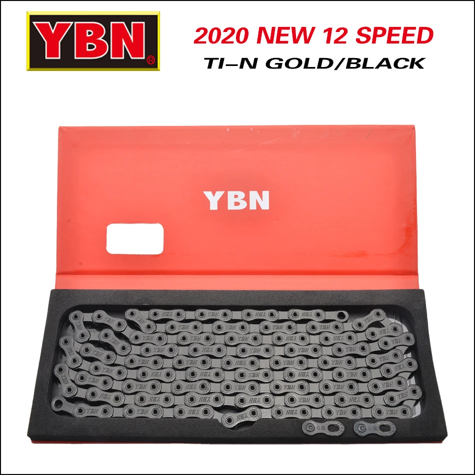 YBN Bike Chain 12 Speed MTB Road Bike Chain Unpacked 12V Bicycle Chain 126 Links Compatible with SRAM SHIMANO