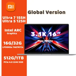 Nuovo Xiaomi Redmi Book Pro 14 2024 Laptop Intel Core Ultra 5 125H/Ultra 7 155H 32GB DDR5 + 1TB SSD 2.8K 14 pollici 120Hz Notebook