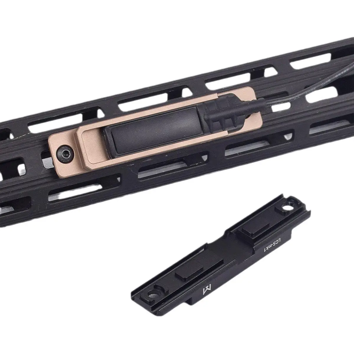 

M-LOK Metal Remote Switch Slot for M300/M600 Tactical Flashlight, SureFire Interface DBAL-A2 Switch Mount