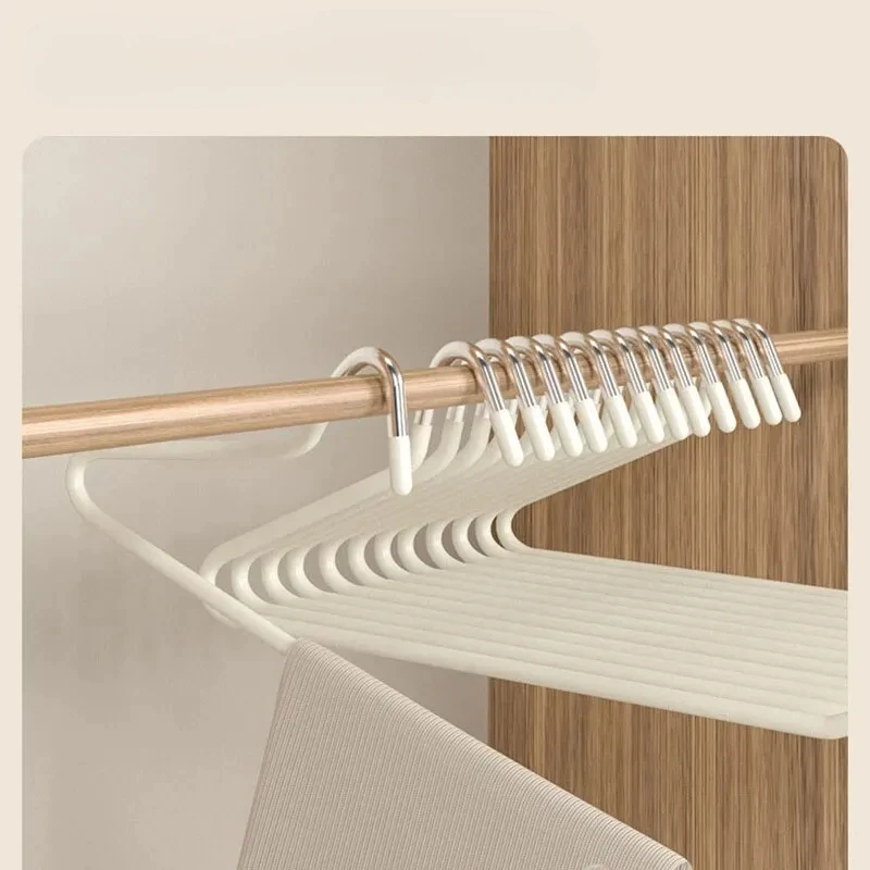 5PCS Goose Type Dip Plastic pants hanger Wardrobe Dormitory Telescopic Z Type clothes hanger Multi Layer Storage hanger