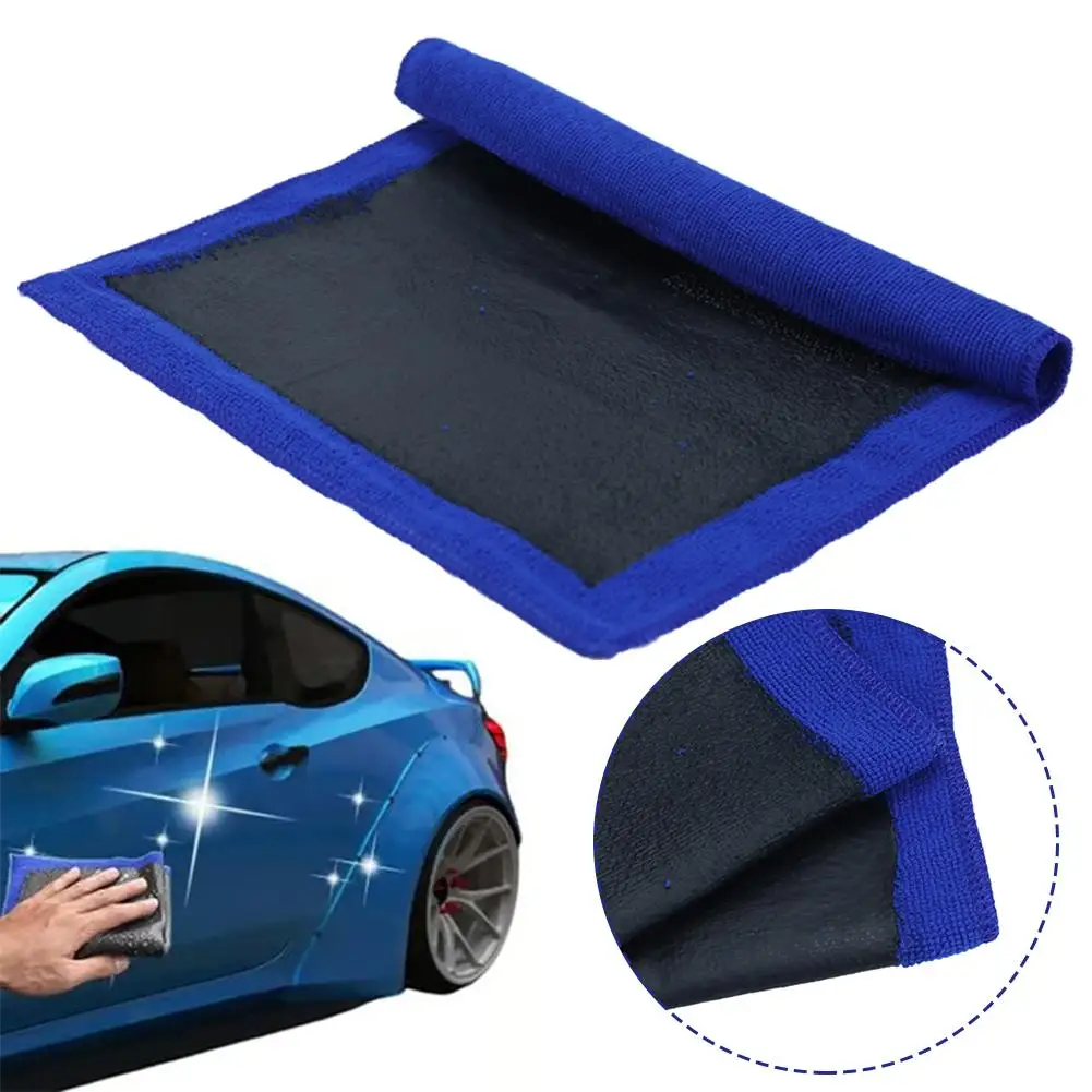 Car Cleaning Cloth Efficient Car Clay Towel Scratch Free And Safe For Vehicle Polishing Detailing And Removing Paint Contam J9P4