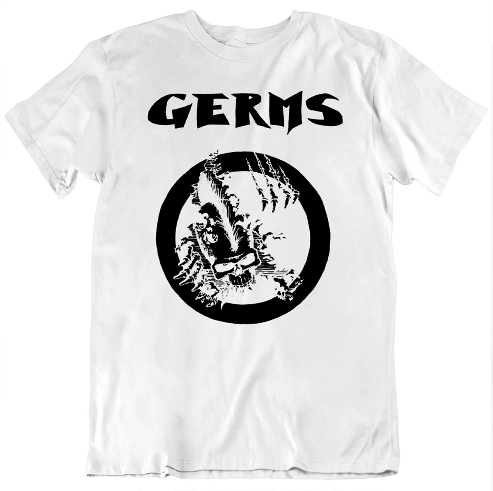 The Germs GI Music Punk Rock T Shirt White Size S M L 234XL EG630