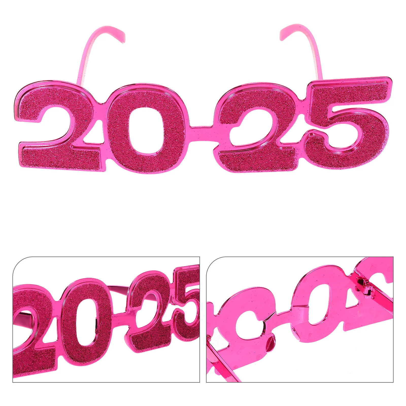 2025 Glasses Sunglasses Eyeglasses Props Party Decors New Year Number Funny Modeling Wear Decoration