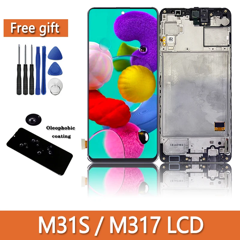 Test for Samsung  M31s Lcd SM-M317F M317F/DS Display Touch Screen Digitizer Assembly Panel