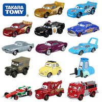 TAKARA TOMY Simulation Alloy Car Racing Plate Tooth Lightning McQueen Car Story Boy Toy Car Collection Gifts