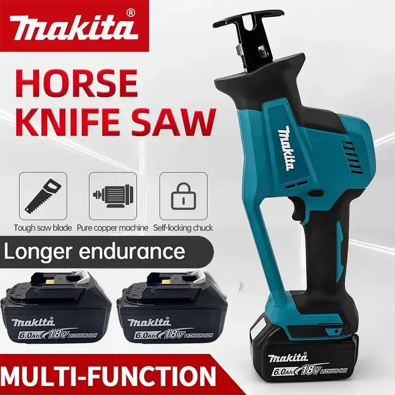 

Аккумуляторная бесщеточная сабельная пила Makita DJR189, перезаряжаемая, для резки дерева и металла, портативная, 18В