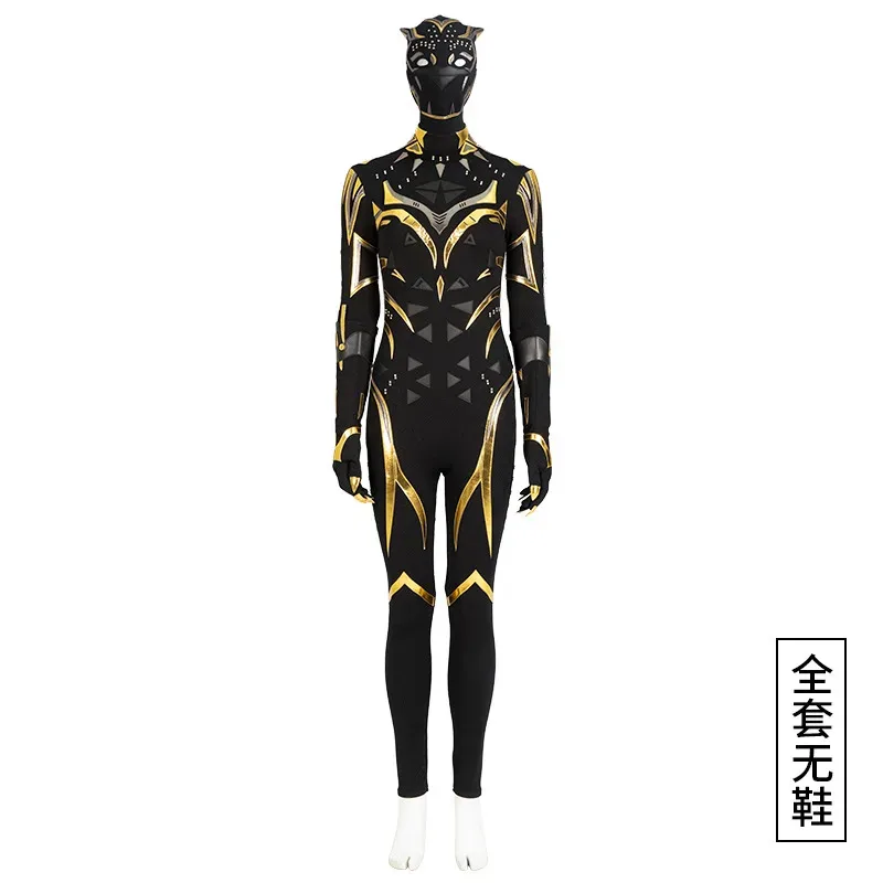 Pantera 2 Wakanda Forever super-herói Preto Shuri cosplay traje terno macacão bodysuit traje de carnaval para mulheres homens crianças