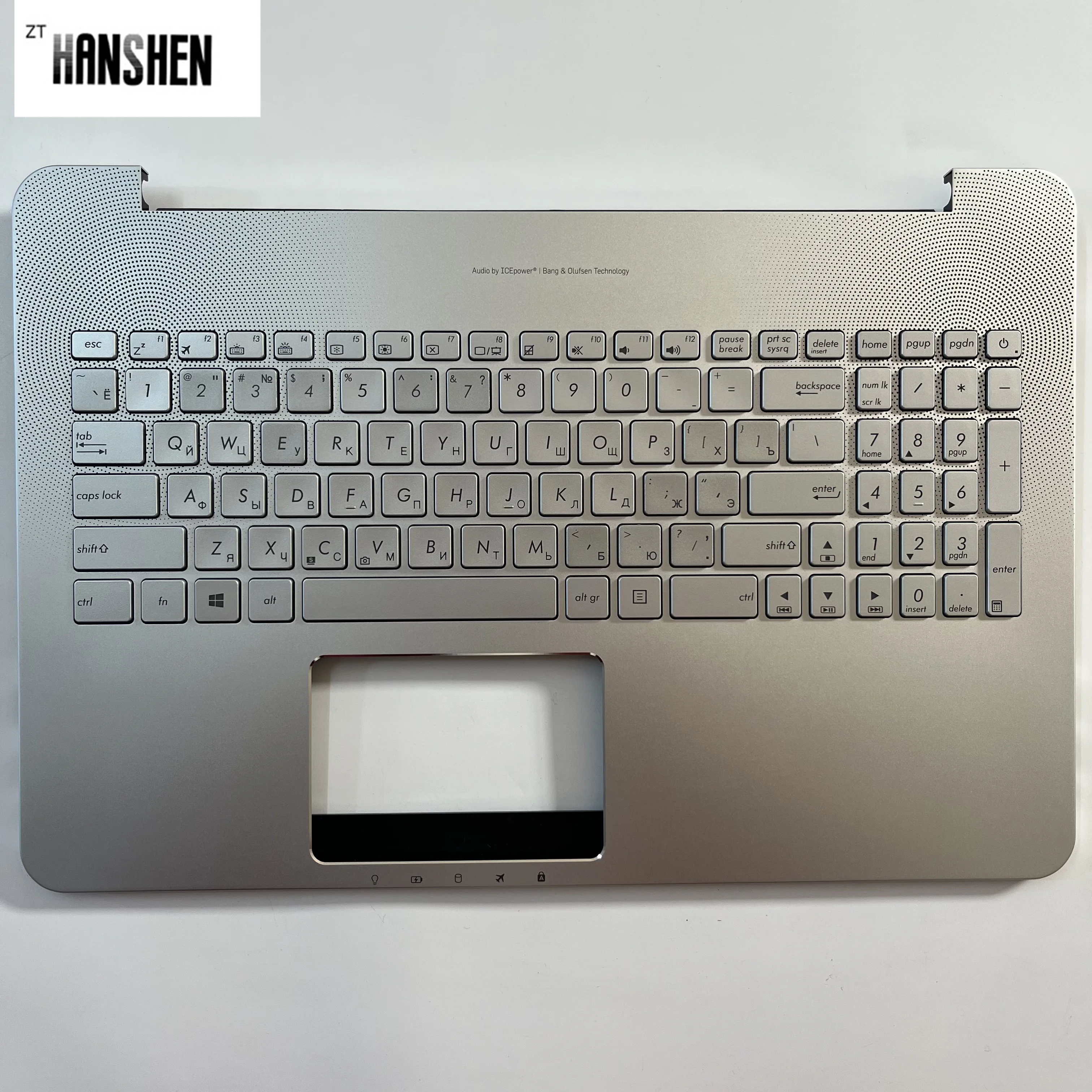 

HANSHEN RU UI Qriginal Standard Laptop Palmrest Keyboard for ASUS VivoBooK Pro N552VX N552VW N552 N552V