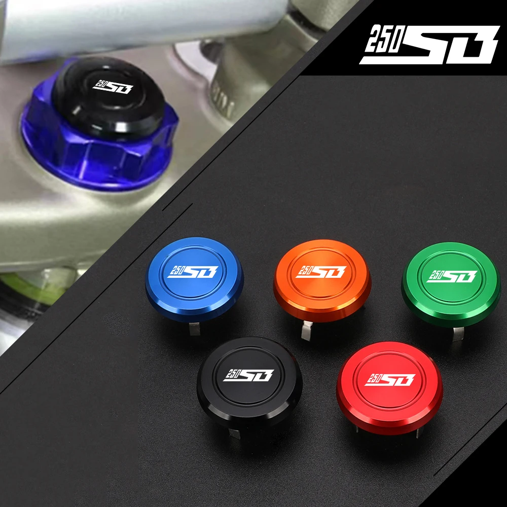 

For SUZUKI 250SB 250 SB 250 2002 2003 2004 2005 2006 Motorcycle Accessories CNC Aluminum Steering Stem Nut Cap Decoration Cover