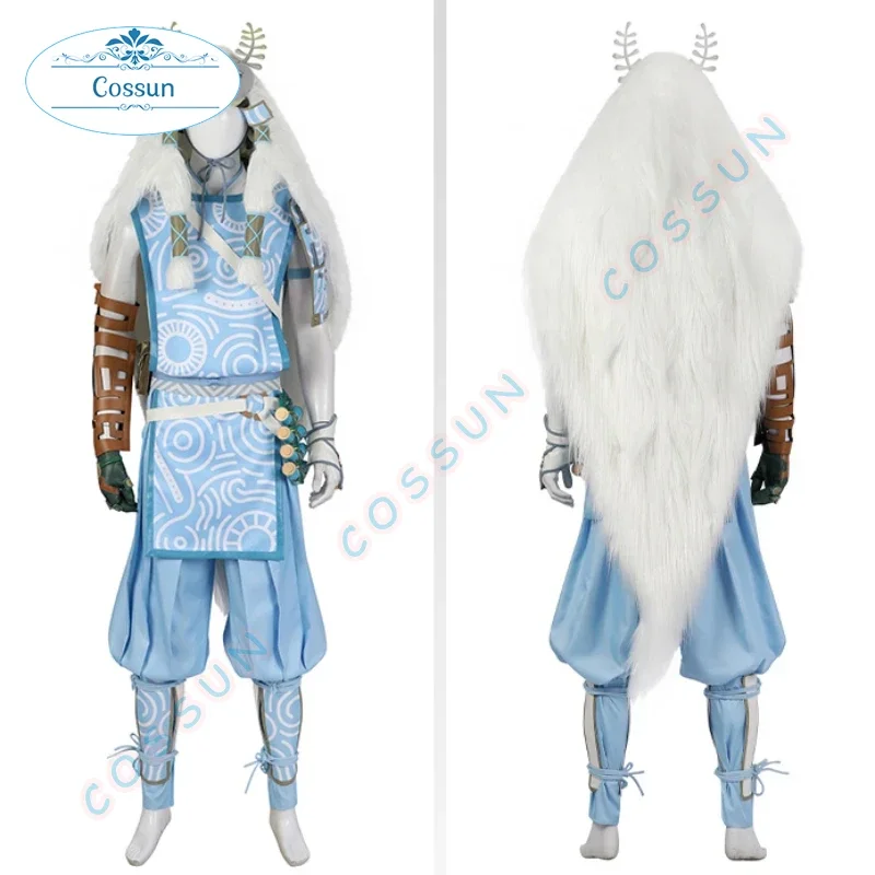 

[Customzied] Game Tears of The Kingdom Link Elf Set Cosplay Costume Halloween Outfits Men Clothing