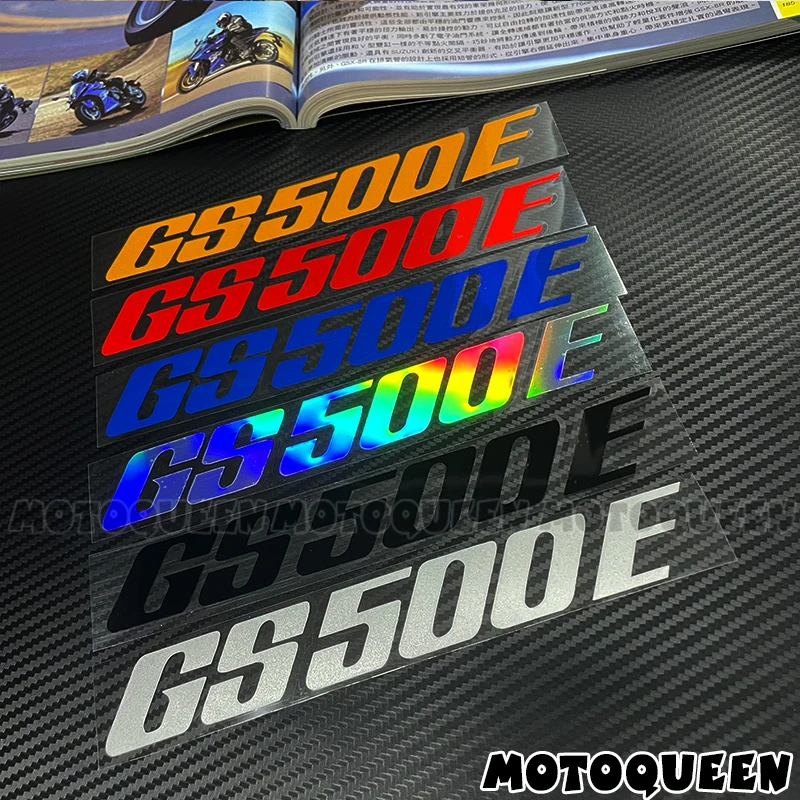 

EEMOTO For GS500E GS 500E 2X Motorcycle Body Shell Wheels Fairing Label Emblem Helmet Tank Pad Decor Reflective Decals Stickers