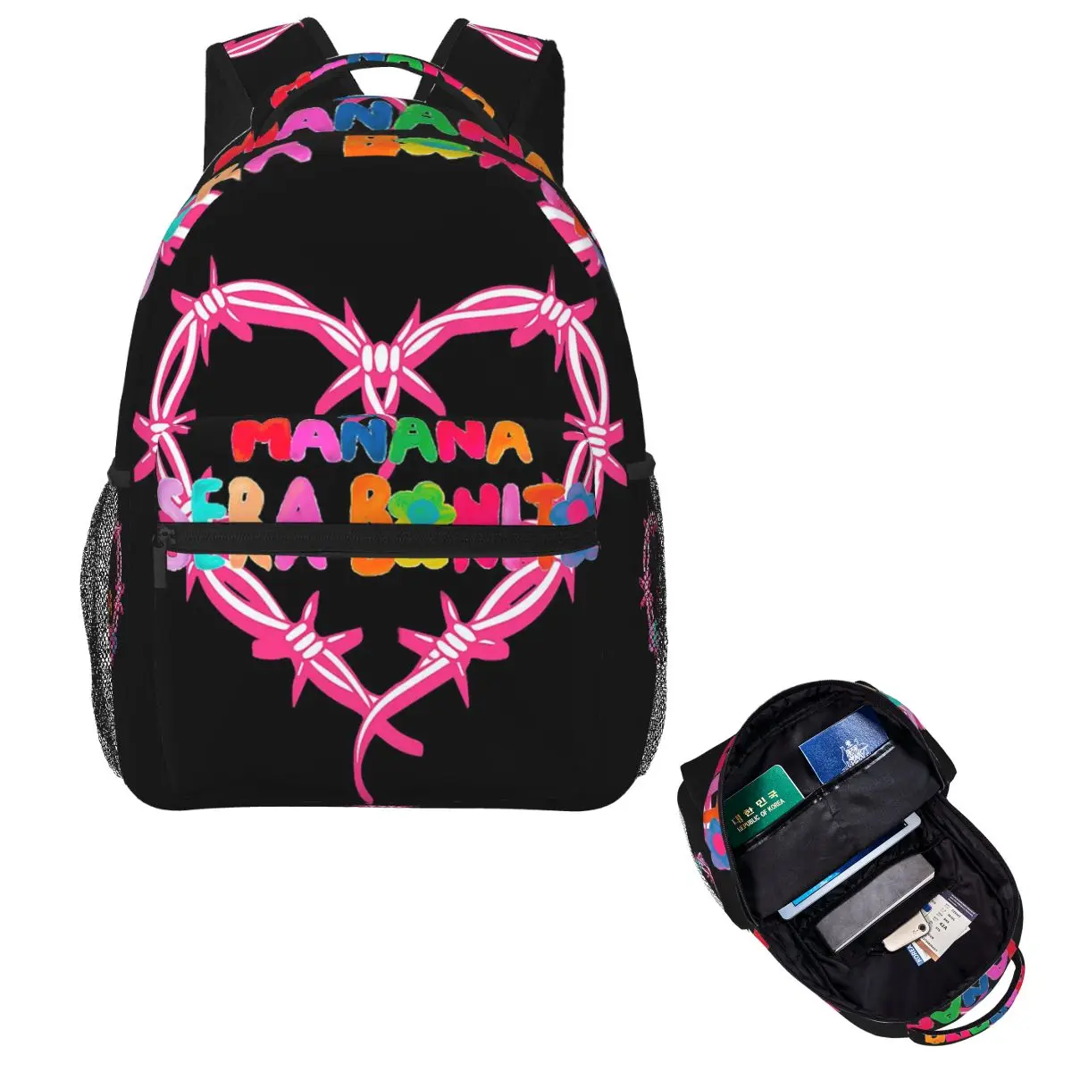 

Рюкзак Karol G Manana Sera Bonito, Лидер продаж, рюкзак большой емкости, детская сумка для книг, школьная сумка, сумки на плечо для мужчин и женщин