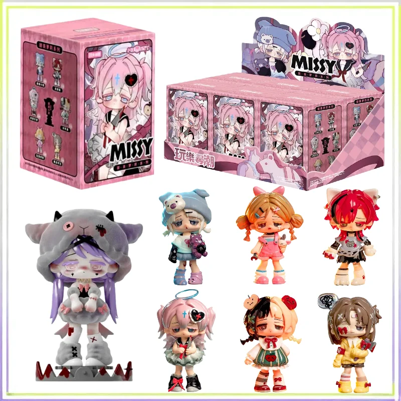 

Новая Мисс Милая Траурная Лолита Серия Слепая Коробка Симпатичные Фигурки Игрушки Каваи Аниме Фигурки Куклы Декор Стола Игрушка Подарок На День Рождения