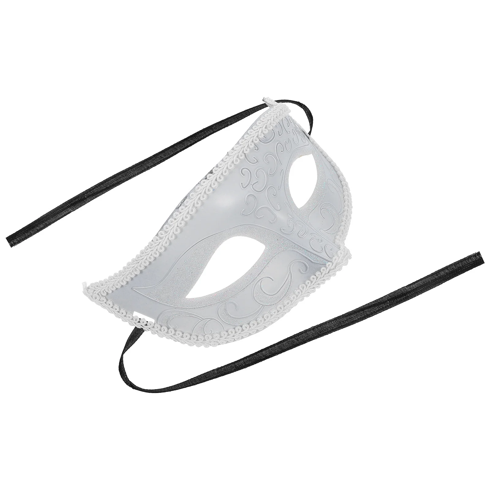 

Half Face Plastic Lace Masquerade Mask Halloween Costume Party Mask Photography Prop Cosplay Half-Face Masks Photography Prop