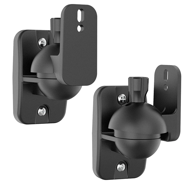 Supports de Haut-parleurs,1 Paire Surround pour réglage de Remplissage de Sable en Option, écoute améliorée, Assemblage Facile, Poids jusqu'à 10 kg - 1 Paire