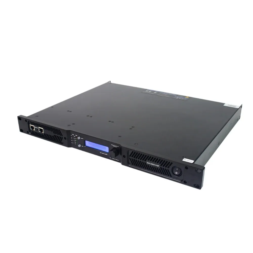 for D4-3500 Dsp 4 X3500W 8Ohms Amplifier Damping Factor Over 5000 Digital Low Noise Amplifier With Software Control