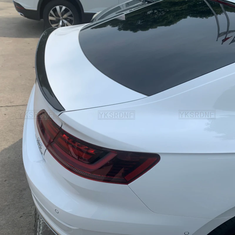 For Volkswagen Arteon CC Spoiler High Quality ABS Material Car Rear Wing Primer Color Spoiler For Volkswagen CC Spoiler 2019