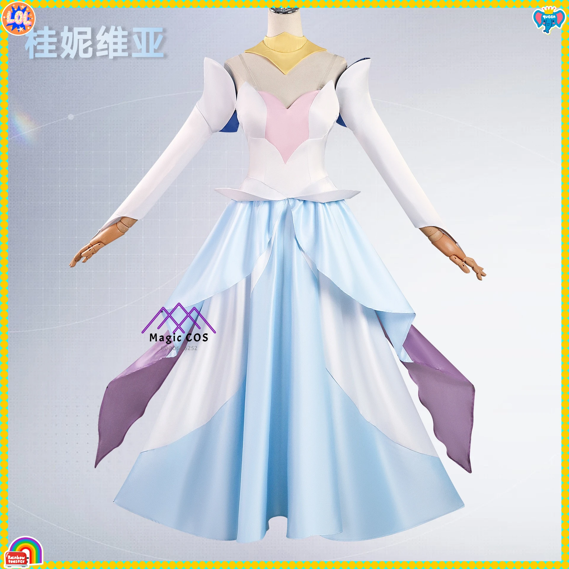 

Hot Fashion Guinevere Cosplay Costume Anime Role Playing New Arrival Uniform Dress for Women Adult Comic Con Halloween Party