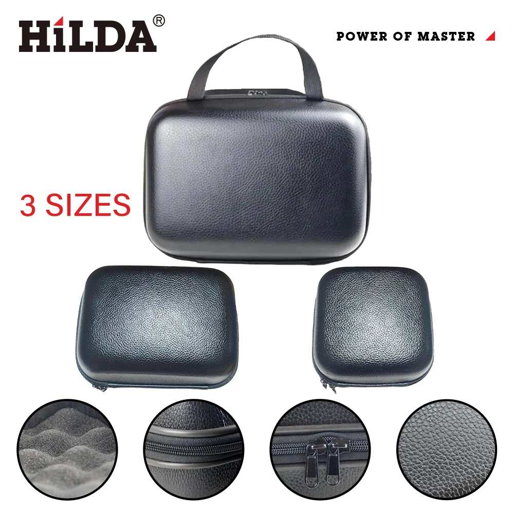 Bolsa de herramientas HILDA, 1 bolsa de almacenamiento de 3 tamaños, organizador de equipo de pesca con asa, bolsa impermeable portátil para taladro, bolsa de pescado Dremel