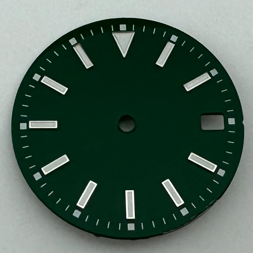 28.5mm Dial Luminous Fit NH35/NH36 Movement Watch Parts Blue Black Green Yellow Red image 4